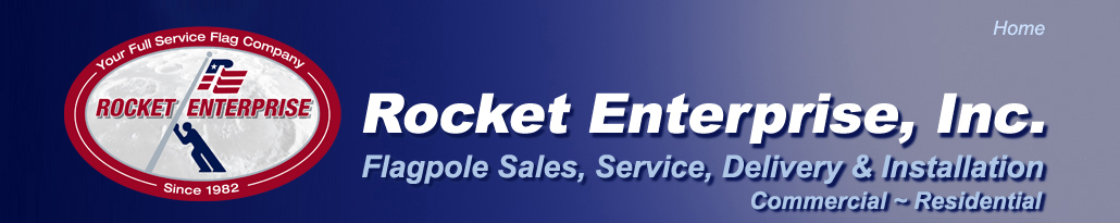 Rocket Enterprise Flagpole Sales