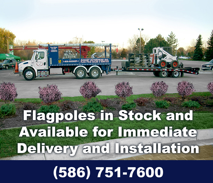 Rocket Enterprise flags and flagpoles
