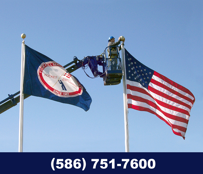 Rocket Enterprise flags and flagpoles